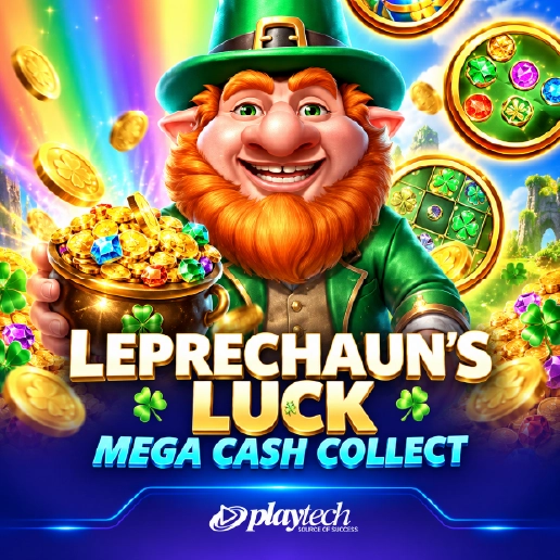 Leprechaun's Luck: Mega Cash Collect Playtech slot game icon