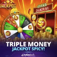 Triple Money Jackpot Spicy Playtech slot game icon
